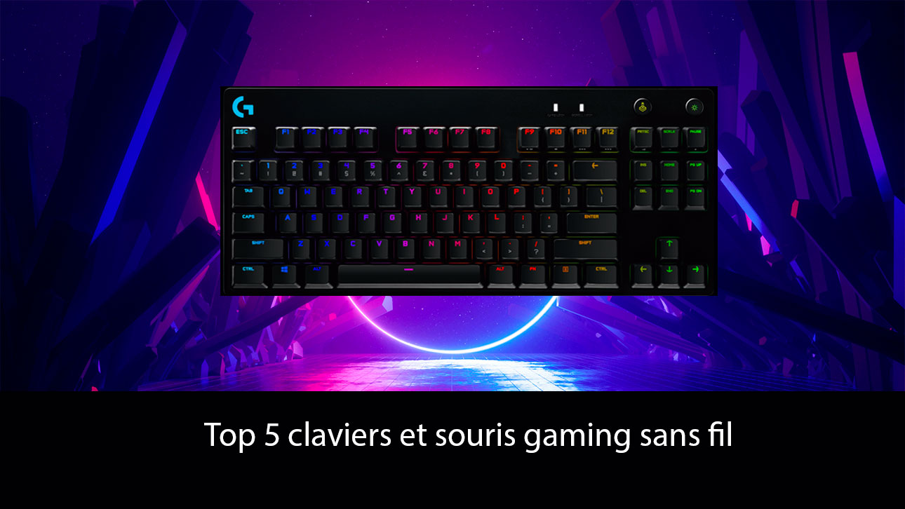 Top 5 claviers et souris gaming sans fil en 2024