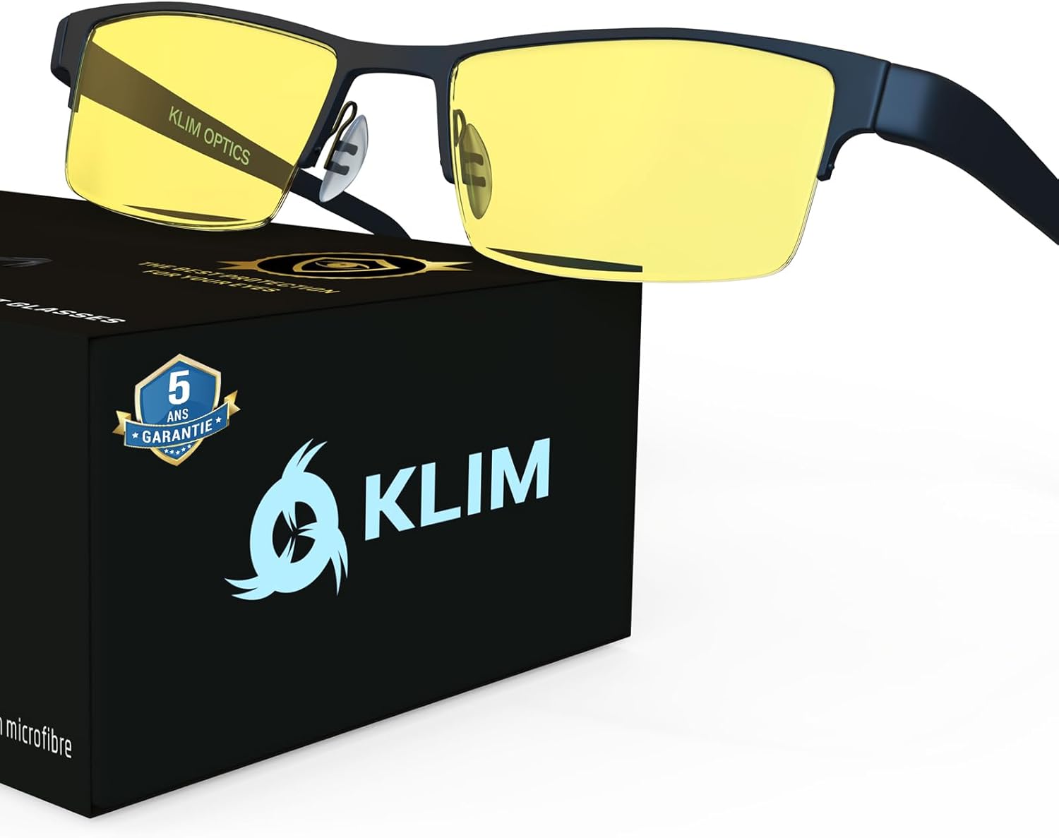 KLIM Optics Lunette Anti Lumiere Bleue - Nouveau - Protège vos Yeux