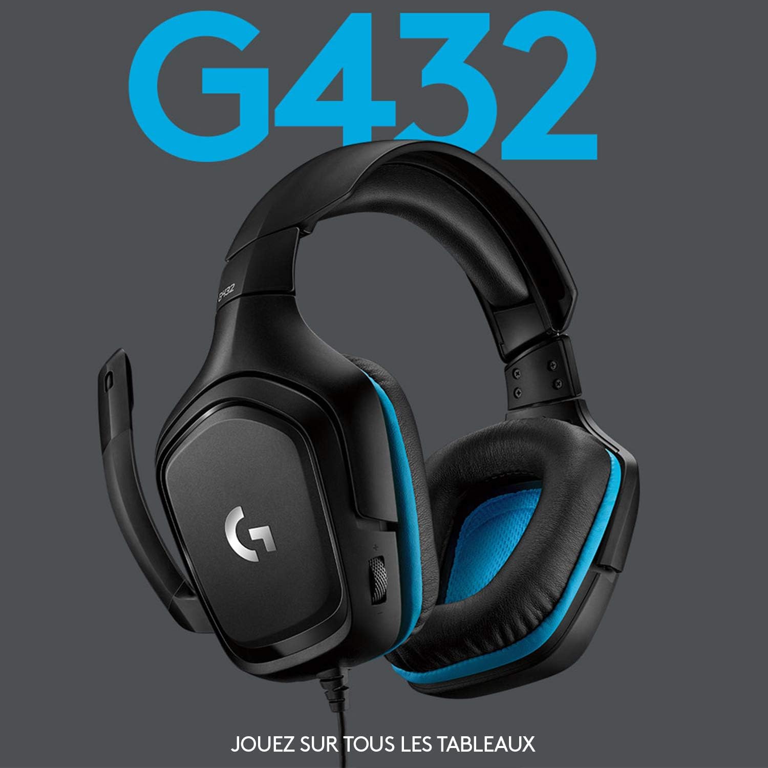 Test du casque gaming Logitech G432 la boîte