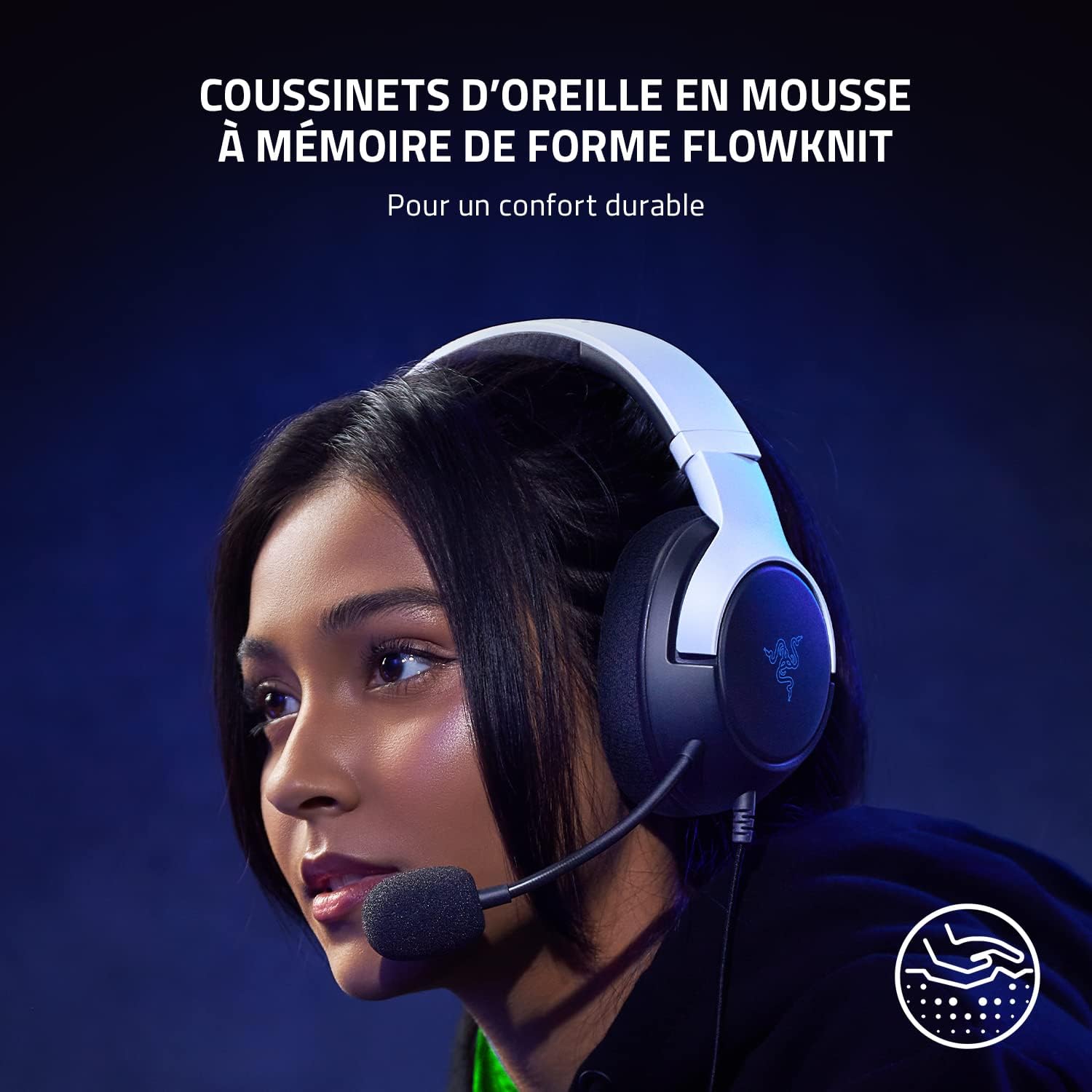 casque-gaming-razer-kaira comfortable